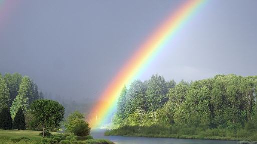 Wie entsteht ein Regenbogen?